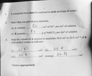 Waec 2026 Chemistry Practical Questions and Answers Waec 2026 Chemistry Practical Questions and Answers